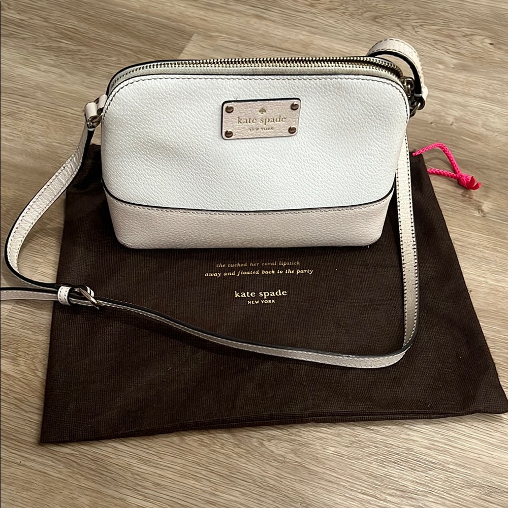 Kate Spade White Crossbody Bag